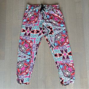 Anthropologie Silk Print Pant Trousers Sz 6  brand new without tags, never worn